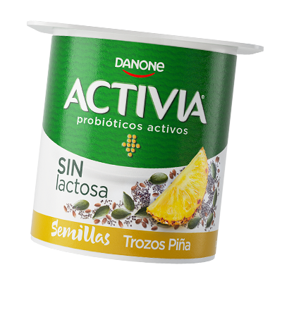 Activia Semillas con Trozos de Piña