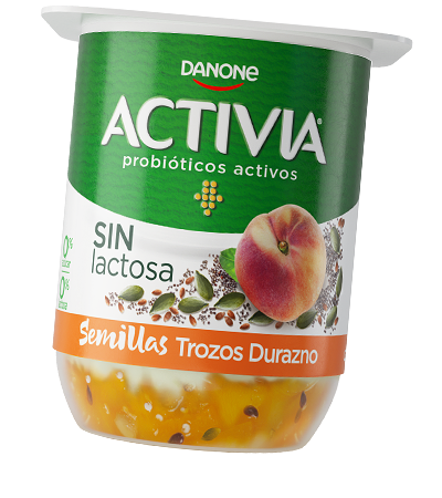 Activia Semillas con Trozos de Durazno